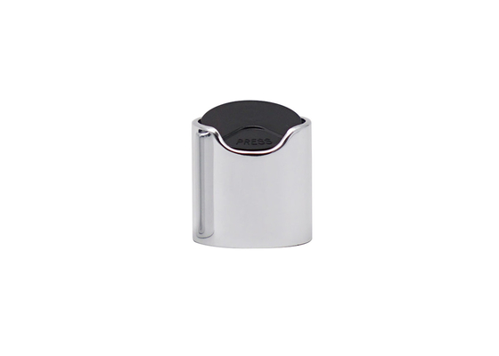 Şampuan Losyon Krem için 24/410 Gümüş Disk Üst Kapak Alüminyum Plastik Vidalı Metal Şişe