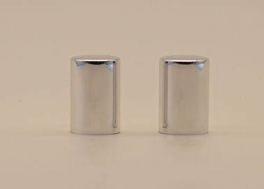 Gümüş Alüminyum Parfüm Şişesi Kapakları Silindir Şekli PP Plastik İç