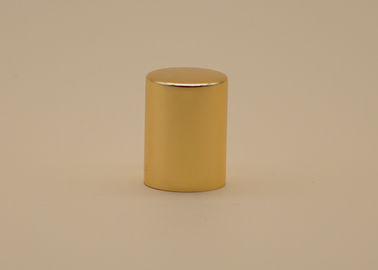 Parfüm Pompası için Parlak Altın Kozmetik Şişe Kapağı 16.3mm Özel Logo