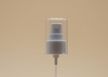 Serigrafi İnce Mist Pompa Püskürtme Beyaz Plastik Üst Kapağı 24mm Boyun Boyutu