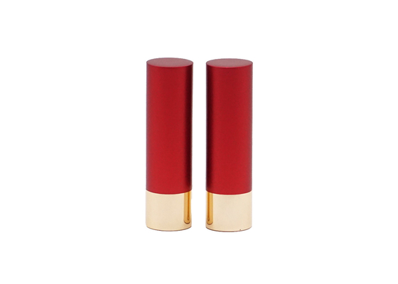 3.5g Alüminyum Kırmızı Altın Modaya Uygun Boş Ruj Ambalaj Tüp Kutusu