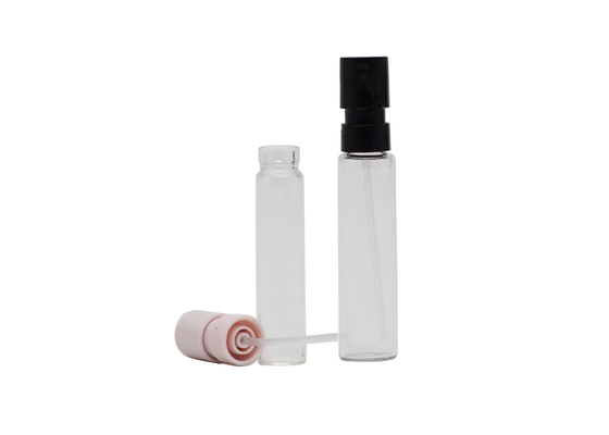 Mini Doldurulabilir Parfüm Test Cihazı Şişe Atomizer 3ml Plastik Yapışkan Püskürtücülü Cam Şişe