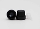 Cam Şişeler İçin Şeffaf Uçlu 18mm Vidalı Plastik Siyah Sabotaj Kanıtlı Kapak