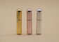 Kişisel Bakım Doldurulabilir Cam Parfüm Şişesi Metal Parlak Renk Altın Pembe Gümüş