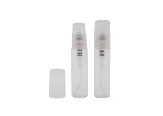 Şeffaf Atomizer Sprey Pompalı 3ml Boş Mini Plastik Parfüm Şişesi Test Cihazı