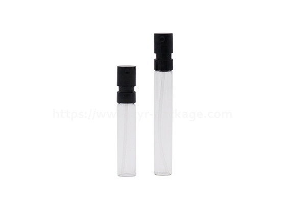 Plastik Sprey Pompalı Mini Cam Parfüm Test Şişesi 3ml Atomizer