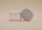 30ml Silindirik Yuvarlak Opal Kozmetik Krem Kaplar Kapaklı Beyaz PETG Şeffaf Vücut