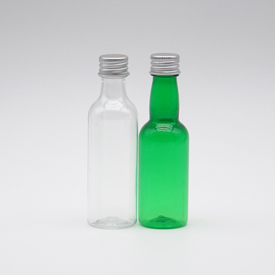 Şeffaf Yeşil Plastik Uzun Boyunlu Vidalı Kapaklı Kozmetik Sprey Şişesi 100ml