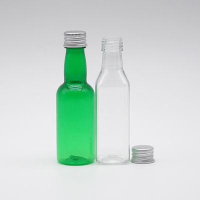 Şeffaf Yeşil Plastik Uzun Boyunlu Vidalı Kapaklı Kozmetik Sprey Şişesi 100ml