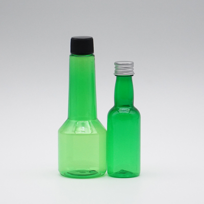 Şeffaf Yeşil Plastik Uzun Boyunlu Vidalı Kapaklı Kozmetik Sprey Şişesi 100ml