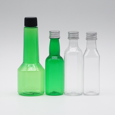 Şeffaf Yeşil Plastik Uzun Boyunlu Vidalı Kapaklı Kozmetik Sprey Şişesi 100ml