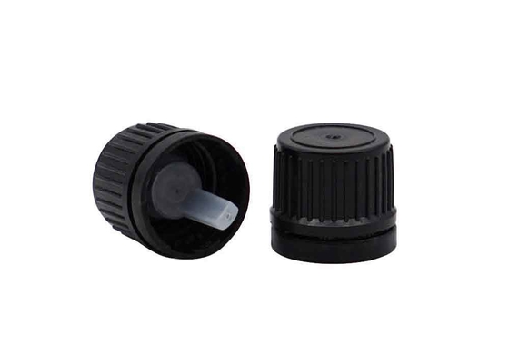 18 mm 20 mm Siyah Plastik Düzeltme Kanıtlı Filter Kapak Şişeler için