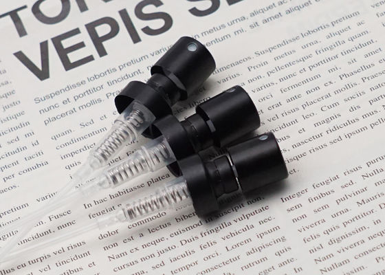 Fea15 Parfüm Püskürtme Pompası Alüminyum Siyah Kıvrımlı Mist