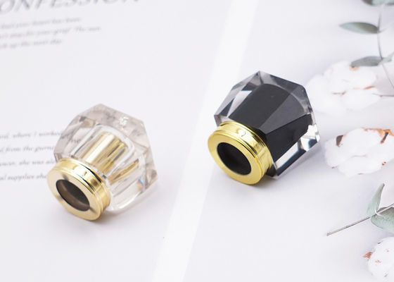 10000 ADET Kozmetik Akrilik Kapak FEA15 Mm Parfüm Şişeleri Için Altın Kapaklı Özel