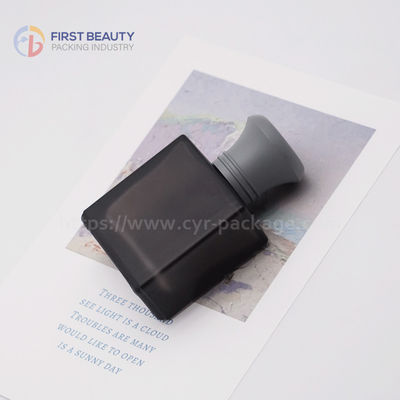 Parfüm ambalajı için manyetik gümüş parfüm şişe kapağı