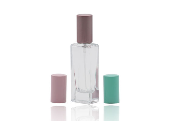 15ml Kozmetik Sprey Şişesi, Renkli Kapaklı Kalın Duvar Doldurulabilir Boş Cam Parfüm Şişesi