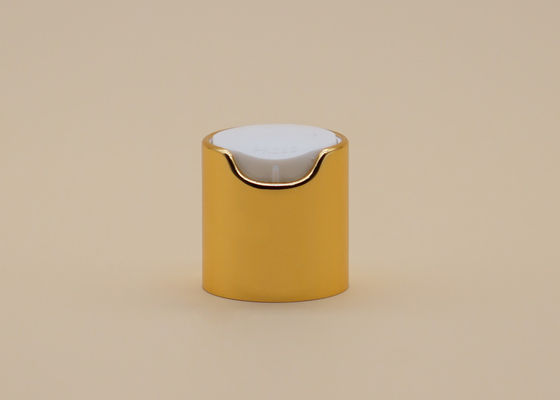 24/410 Alüminyum Disk Üst Kapağı Basın Kapağı Beyaz Plastik İç Kolay Kilitleme ve Açma