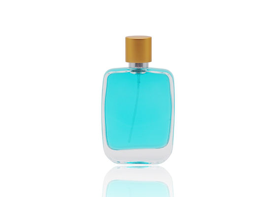 Kare Shape 50ml Kozmetik Parfüm Şişesi FEA15li Parfüm Pompasına Yapışmalı