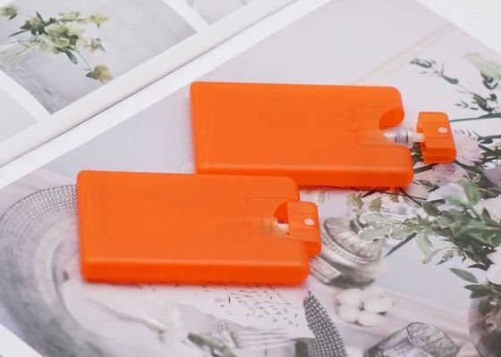 Parfüm Atomizer 20ml Plastik İnce Mist Sprey Şişesi Turuncu Şeffaf Renk