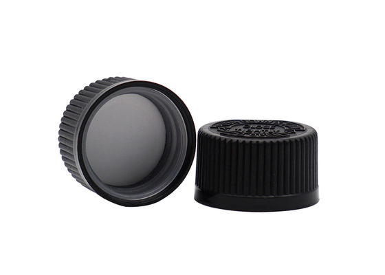 Şişeler için Plastik Vidalı CRC Çocuk Korumalı Kapak 18mm Nervürlü